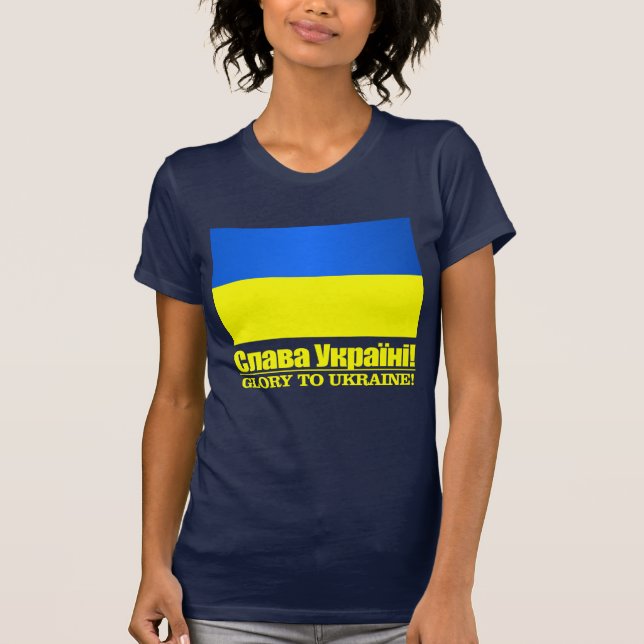 Ukraine (Ehre gegenüber der Ukraine) T-Shirt (Vorderseite)