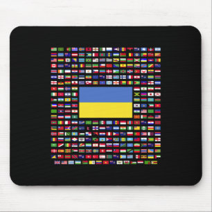 Ukraine Erkundet Weltflaggen  Mousepad