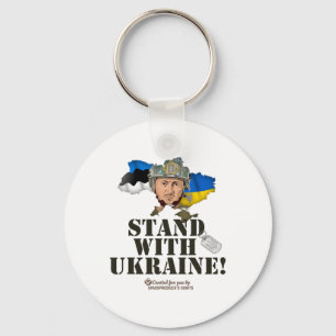 Ukraine Estland Flaggen Hundemarke Zelenskyy Steh  Schlüsselanhänger