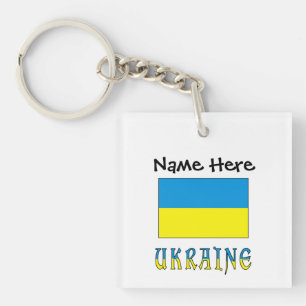 Ukraine et drapeau ukrainien personnalisés 