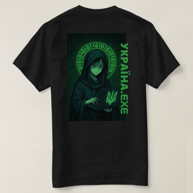 Ukraine.exe  T-Shirt (Design Rückseite)