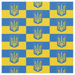 Ukraine Fabric & ukrainische Flaggenpatrioten / Mo Stoff