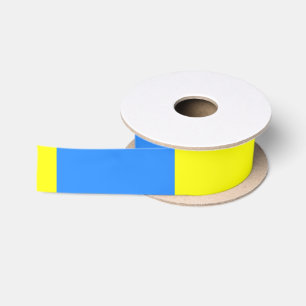 Ukraine Flag Blauer Gelber Thunder_Cove Satin Ribb Satinband