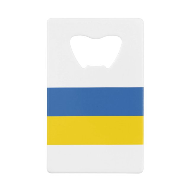 UKRAINE-FLAG GELDBEUTEL FLASCHENÖFFNER (Vorderseite)