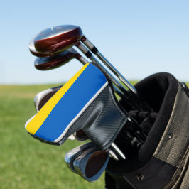 Ukraine flag golf headcover