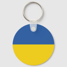 Ukraine Flag Keychain