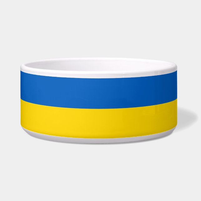 Ukraine Flag Pet Bowl Napf (Links)