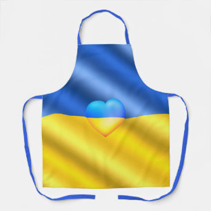 Ukraine Flag Schürze Freiheit Herz ukrainisches Ge