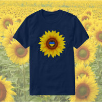Ukraine Flag Sonnenblumen Blau & Gelb