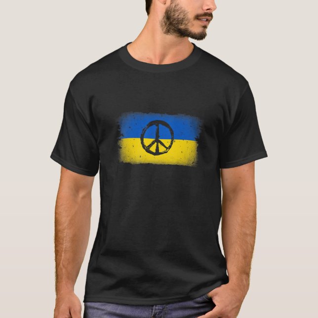Ukraine Flag Ukrainian Lovers Ukraine Pride T-Shirt (Vorderseite)