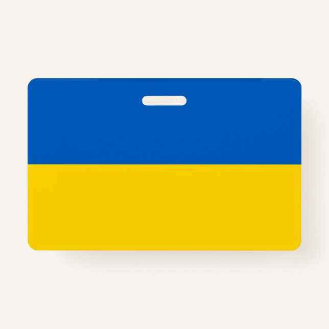 Ukraine-Flagge Ausweis (Vorderseite)