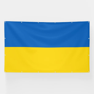 Ukraine-Flagge Banner
