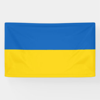 Ukraine-Flagge Banner
