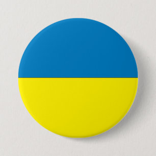 Ukraine-Flagge Button