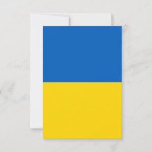 Ukraine-Flagge Dankeskarte