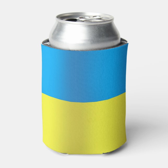 Ukraine-Flagge Dosenkühler (Kanne Vorderseite)