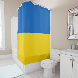 Ukraine-Flagge Duschvorhang