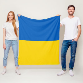 Ukraine-Flagge Fleecedecke