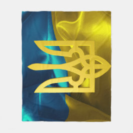 Ukraine-Flagge Fleecedecke