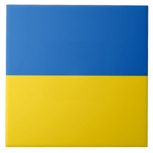 Ukraine-Flagge Fliese