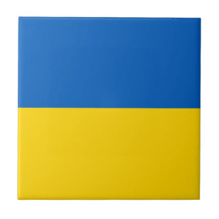 Ukraine-Flagge Fliese