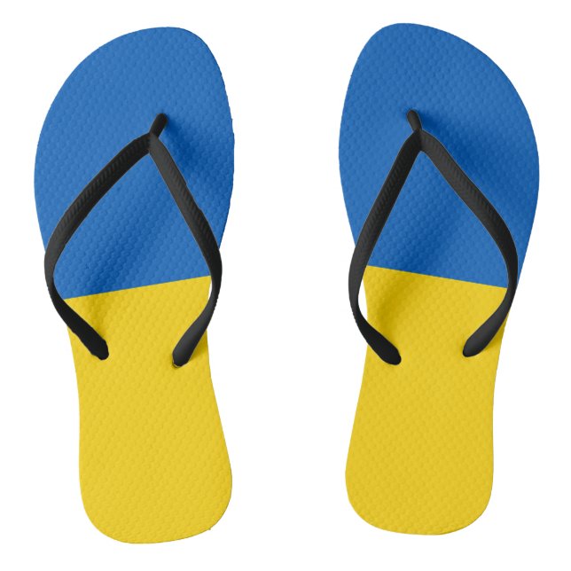 Ukraine-Flagge Flip Flops (Fußbett)