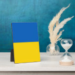 Ukraine-Flagge Fotoplatte<br><div class="desc">Ein ideales Geschenk für alle,  die Patrioten ihres Landes sind!</div>