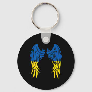 Ukraine-Flagge für ukrainische Frau Männer Kinder  Schlüsselanhänger
