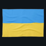 Ukraine-Flagge Geschirrtuch<br><div class="desc">Ukraine-Flagge,  Unterstützung des ukrainischen blau-gelben ukrainischen Kampfes</div>