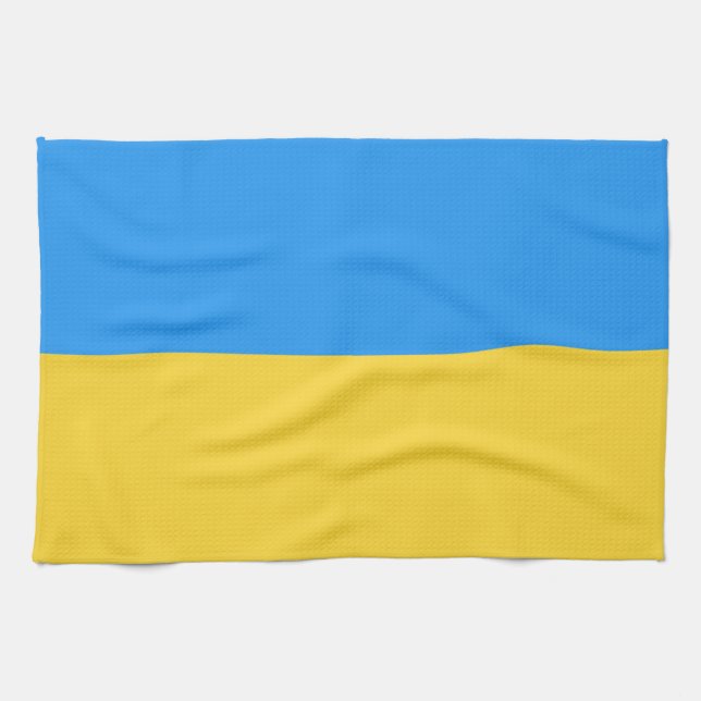 Ukraine-Flagge Geschirrtuch (Horizontal)