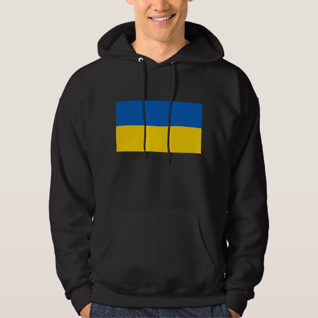 Ukraine-Flagge Hoodie (Vorderseite)
