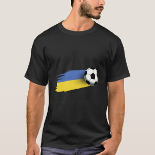 Ukraine Flagge Jersey Ukrainisches Fußballteam Ukr T-Shirt