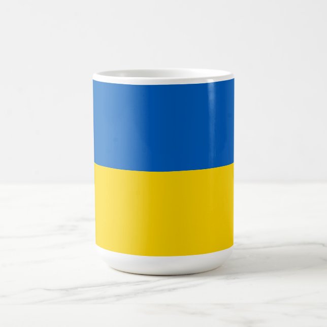 Ukraine-Flagge Kaffeetasse (Mittel)