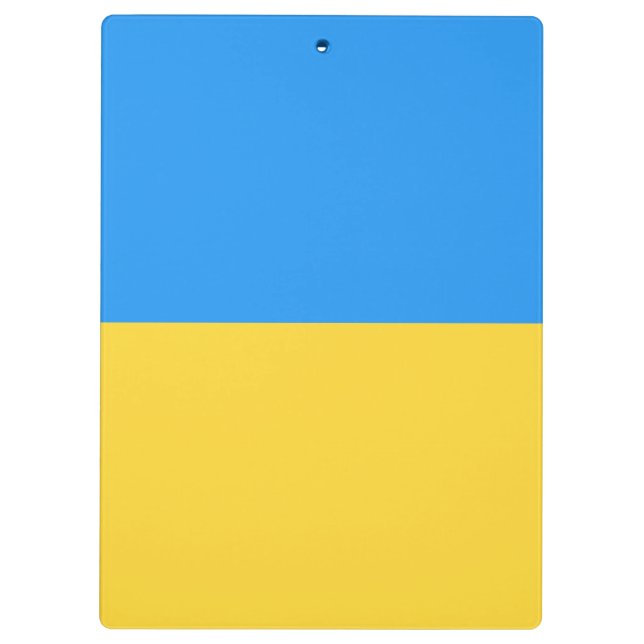 Ukraine-Flagge Klemmbrett (Rückseite)