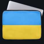 Ukraine-Flagge Laptopschutzhülle<br><div class="desc">Ukraine-Flagge,  Unterstützung des ukrainischen blau-gelben ukrainischen Kampfes</div>