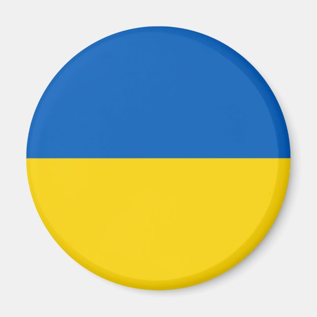 Ukraine-Flagge Magnet (Vorne)