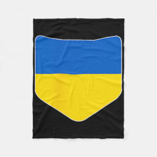 Ukraine-Flagge mit aufgedruckter ukrainischer Flag Fleecedecke