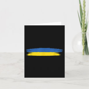 Ukraine-Flagge mit Farben blau und gelb _ kein Kri Karte