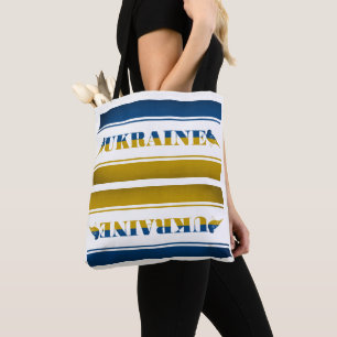 Ukraine-Flagge, nationale Nachtigall-Vögel Tasche