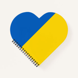 Ukraine-Flagge Notizbuch