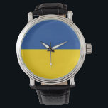 Ukraine-Flagge, patriotisches Geschenk des ukraini Armbanduhr<br><div class="desc">Zeigen Sie Ihren Patriotismus mit diesen vorgestellten Design der Ukraine Flag Ukraine Country Pride tee! Es ist ein großartiges Geschenk für ukrainische Mama,  Papa,  Sohn,  Tochter,  Cousin,  Großmutter oder Großvater und Freunde,  die das Land der Ukraine lieben Outfit Lieben.</div>
