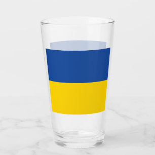 Ukraine-Flagge, patriotisches Geschenk des ukraini Glas
