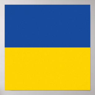 Ukraine-Flagge, patriotisches Geschenk des ukraini Poster