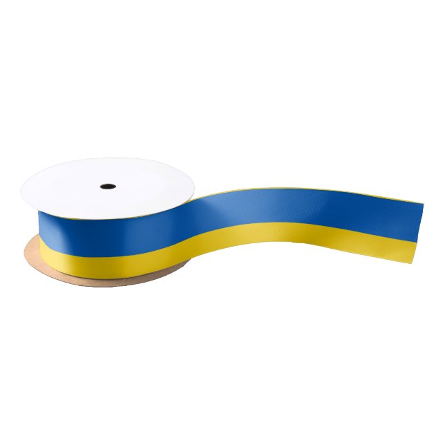 Ukraine-Flagge Satinband (Spule)