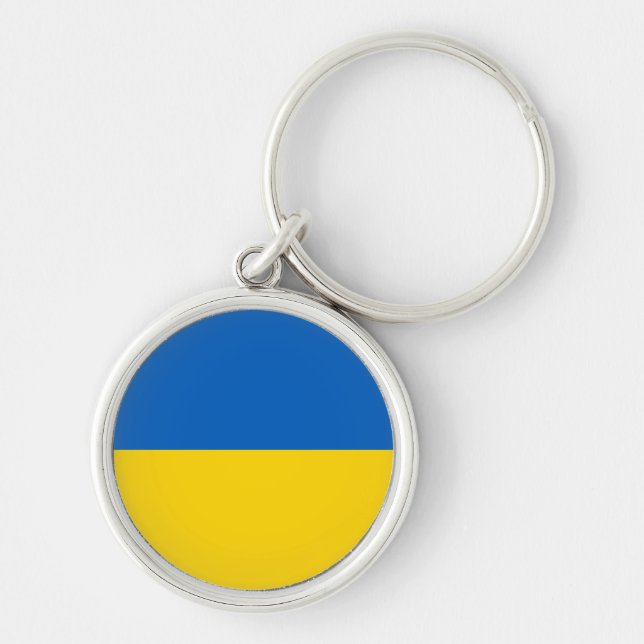 Ukraine-Flagge Schlüsselanhänger (Vorne)