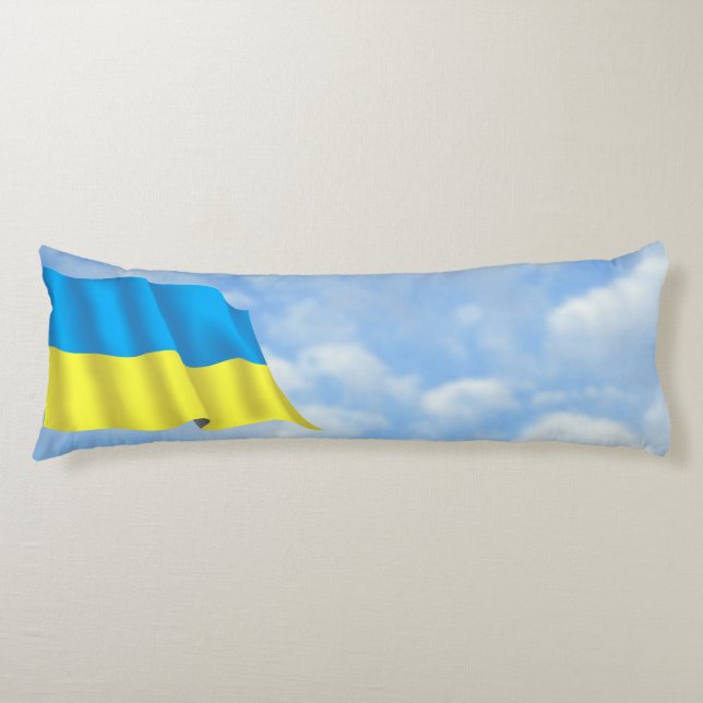 Ukraine-Flagge Seitenschläferkissen (Vorderseite)
