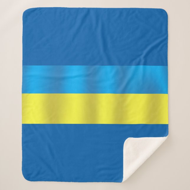 Ukraine-Flagge Sherpadecke (Vorderseite)