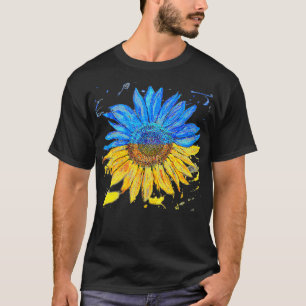 Ukraine Flagge Sonnenblumen Vintages Shirt Ukraini