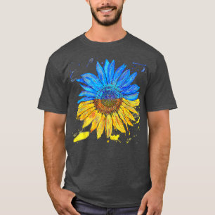 Ukraine Flagge Sonnenblumen Vintages Shirt Ukraini