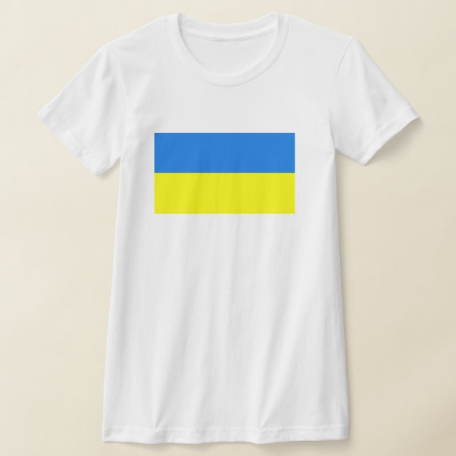 Ukraine-Flagge T-Shirt (Ablage )